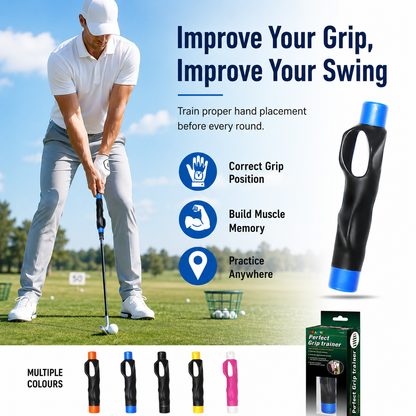🏌️ Golf Grip Hand Position Corrector | A simple golf club grip training aid designed to help guide hand placement during practice - DW