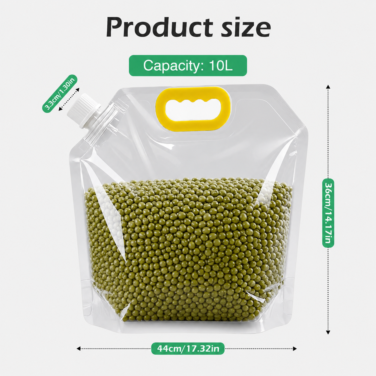 ✨ Multi-Purpose Reusable Food Storage Bags – Leak-Proof, Moisture-Proof, Stand-Up Fresh-Keeping Organizer with Portable Handle ♻️💧🥣-DW