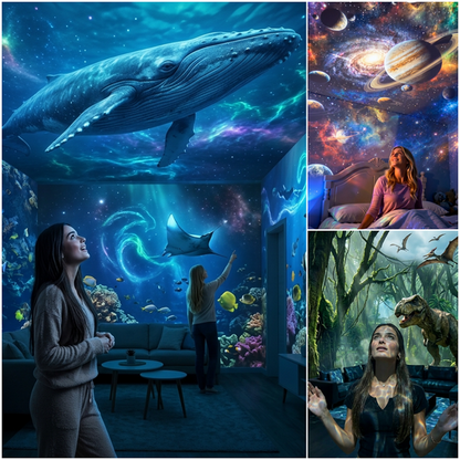 3PC Ocean Galaxy and Forest projector set