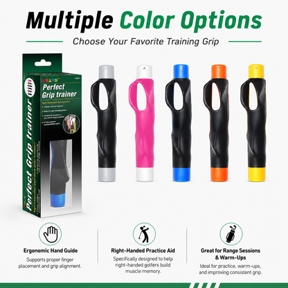 🏌️ Golf Grip Hand Position Corrector | A simple golf club grip training aid designed to help guide hand placement during practice - DW