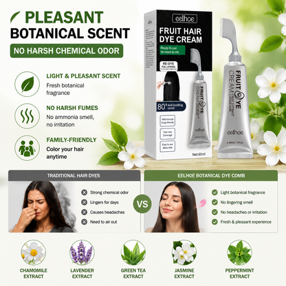 🌿 New Botanical Essence Hair Dye Comb-Chemical‑Free, Safe, and Effective-Q1