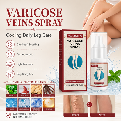 🦵 Varicose Veins Leg Care Spray – Herbal Cooling Spray for Tired, Heavy Legs, Spider Vein Appearance & Daily Leg Comfort 🌿✨-DW
