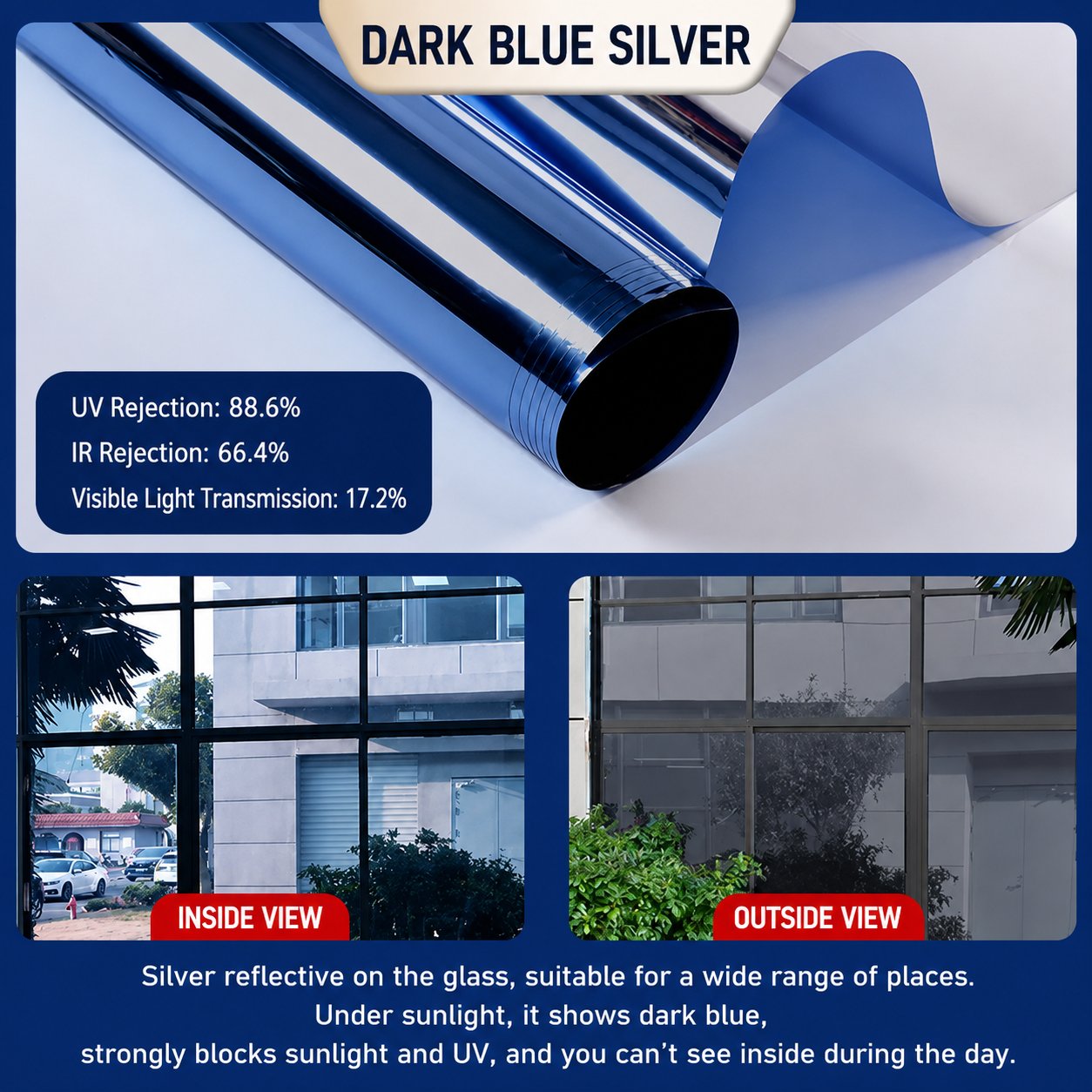 DARK BLUE SILVER