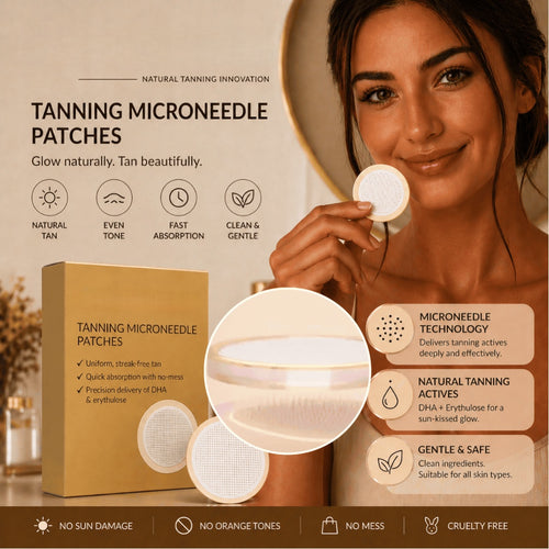 TANNING ✨ Microneedle Patches 🌞 – Innovative Glow-Enhancing Care 💖 for a Sun-Kissed Look-QR