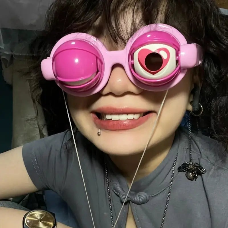 😎🎉 Funny Goofy Party Glasses – Creative Novelty Eyewear for Photos & Costume Fun -DW