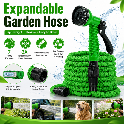 💦 Multi-Purpose High-Pressure Water Gun | Green outdoor water spray tool | Watering and Cleaning - DW
