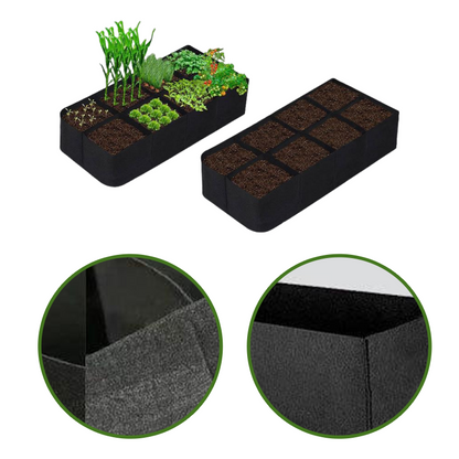 🌱 Divided Fabric Grow Bags — One Bag, Eight Plants, Zero Root Tangles-Q1